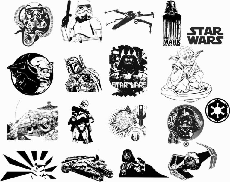 Download Star Wars Car Vinyl Sticker Auto Decals Vectors Free ...