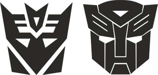 Transformers Stickers Decals Free Vector