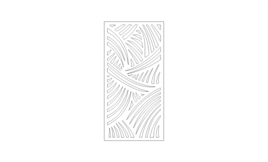 Wall Panel Pattern dxf File