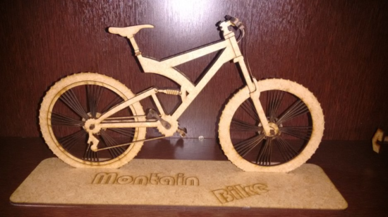 Bicycle 3D Puzzle Free Vector