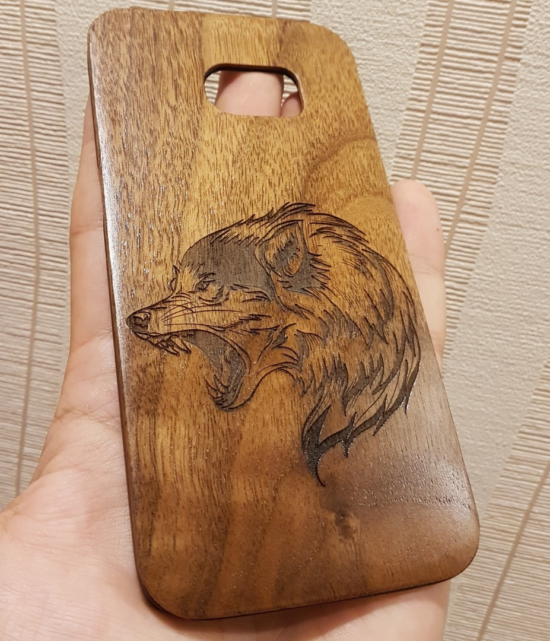 Laser Engraving Wolf DXF File