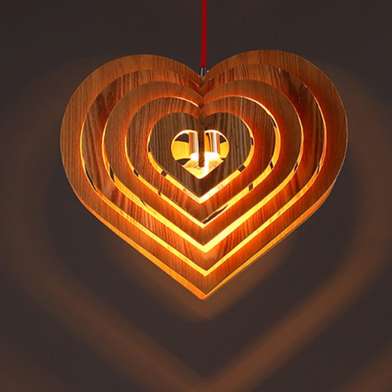 Lamp Fiery Heart Danko Free Vector