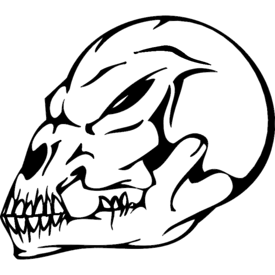 Skull 019 dxf File