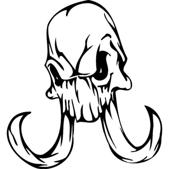 Skull 013 dxf File