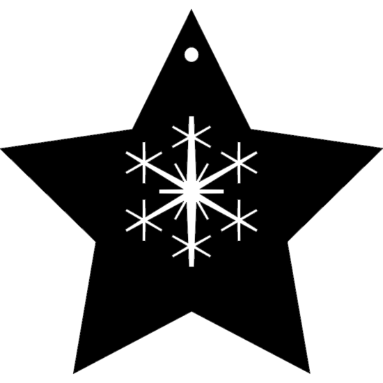 Snowflake dxf File