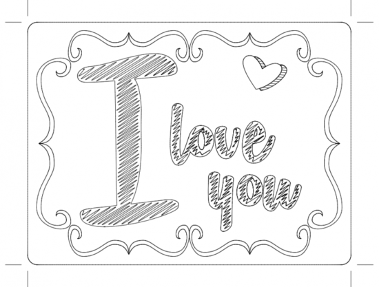 chalk love dxf File