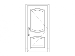 Wooden door 13 dxf File - Free Download Files Cnc