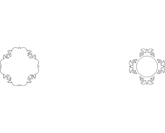 Mirror Frame 03 dxf File