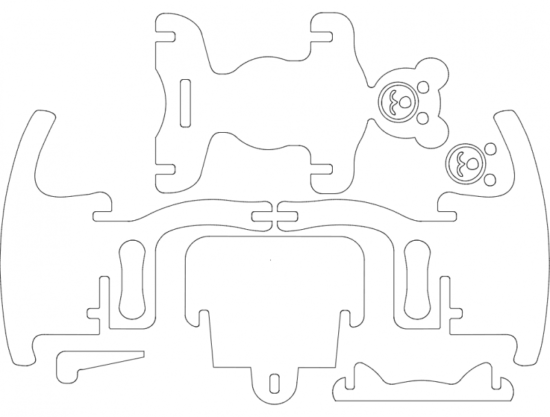 TBear Rocker dxf File