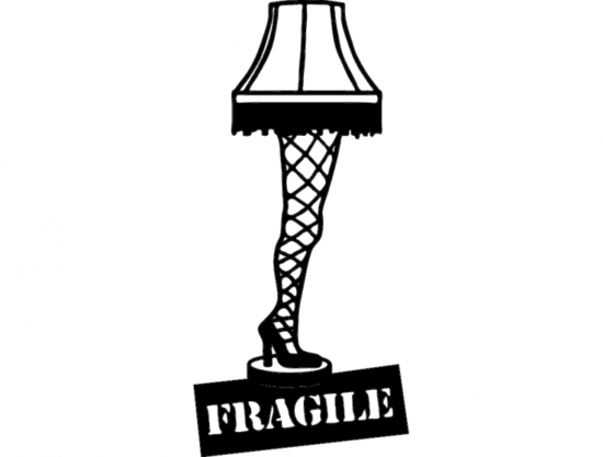 Leg Lamp dxf File