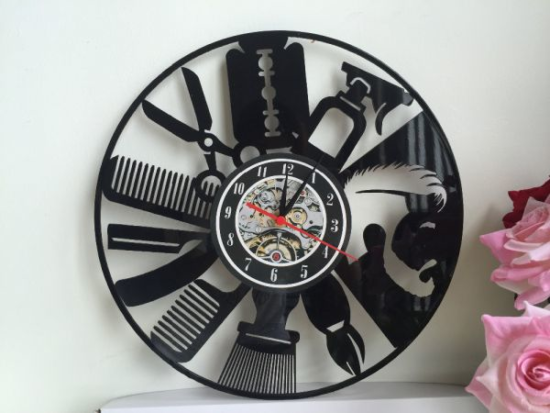 Clock Orologi Vinile dxf File