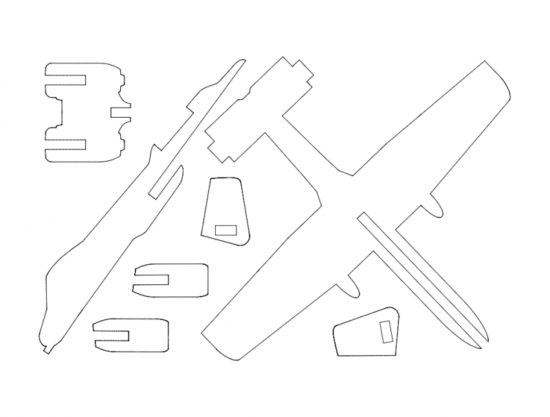 fairchild-a-10 dxf File