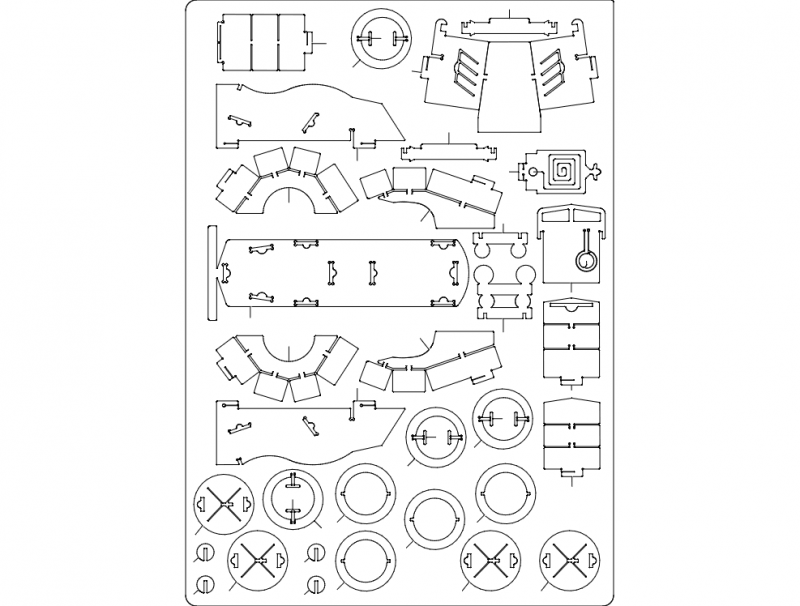 Baus Navio 3d dxf File - FilesCnc.com