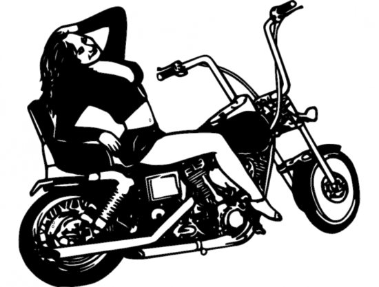 Harley Girl dxf File