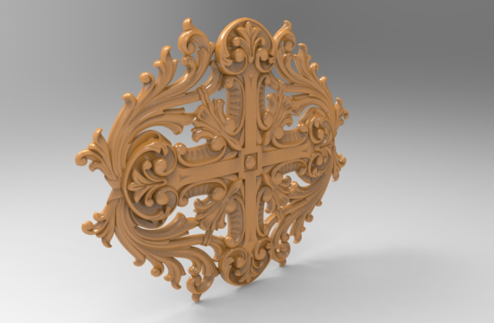 Decorative 3D Stl Model for CNC Wood Carving Stl File