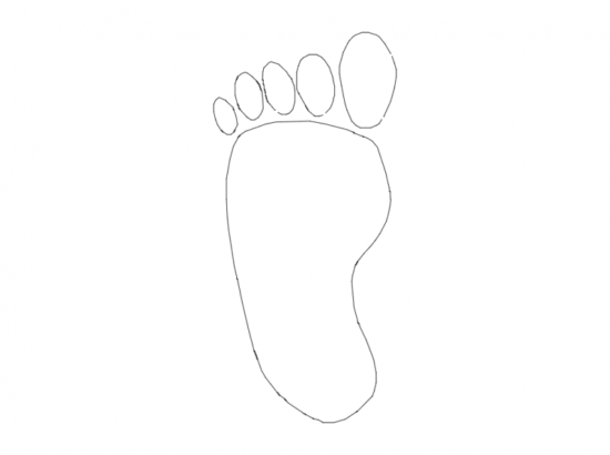 Foot print dxf File