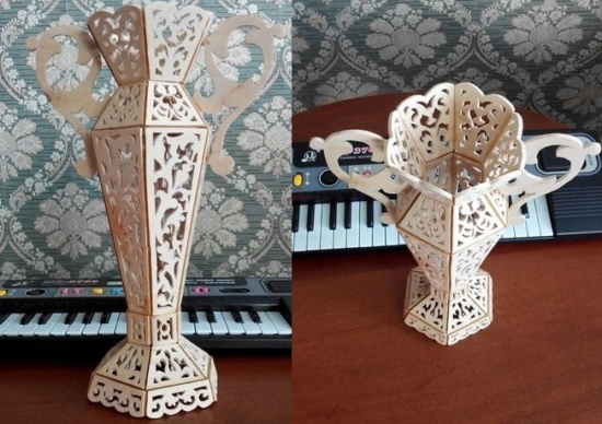 Decorative Vase DXF File