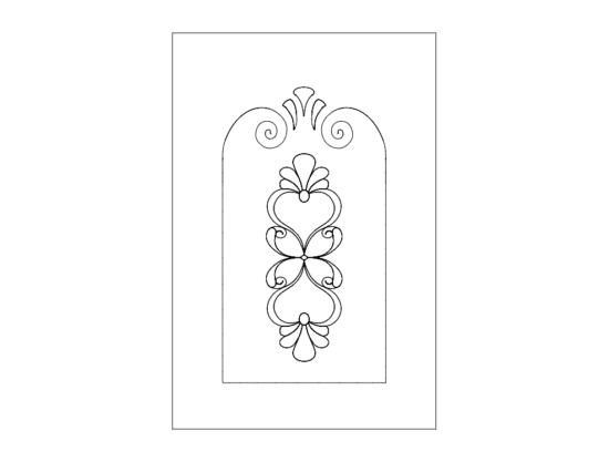 Door Pattern dxf File