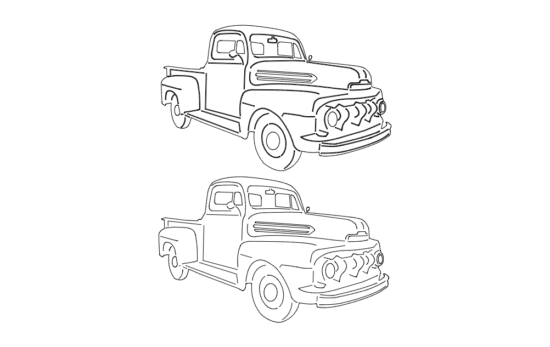 Truck 4 dxf File