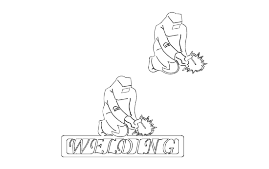 Welder Welding dxf File