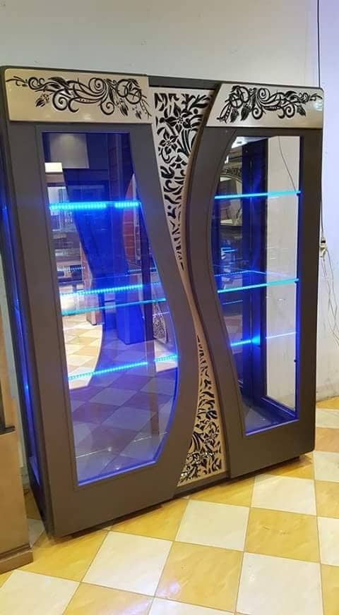 Laser Cut Decorative Wardrobe Doors Design DXF File