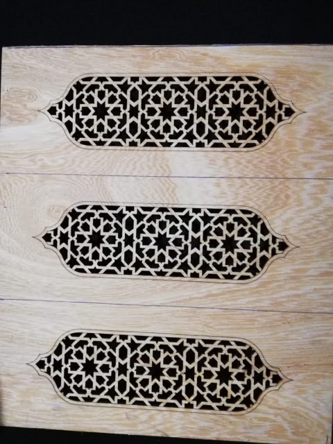 Laser Cut Motif Design DXF File