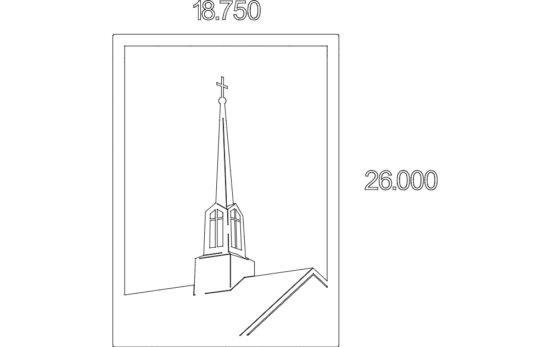 Steeple dxf File