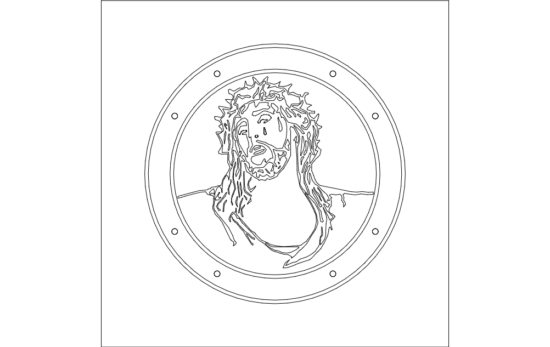 Jesus cada dxf File