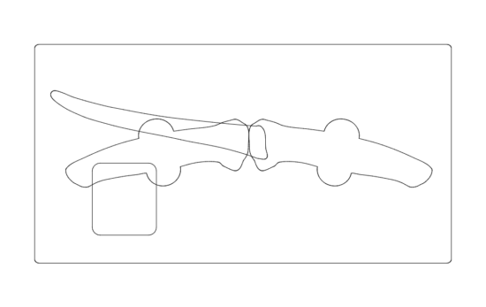 Knife Holder dxf File