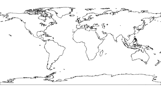 World Map dxf File