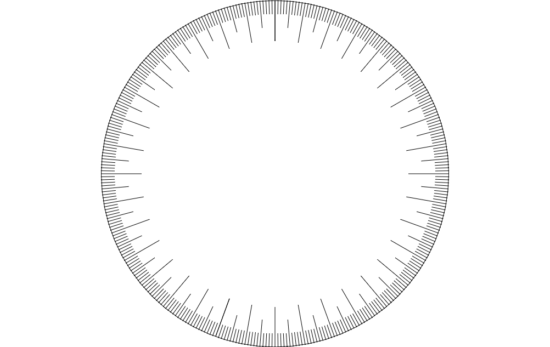 360 Wheel dxf File