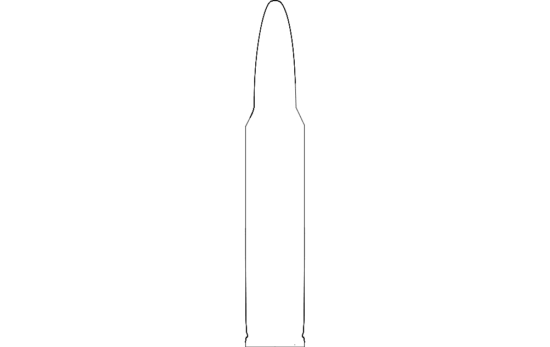 223 Cartridge dxf File