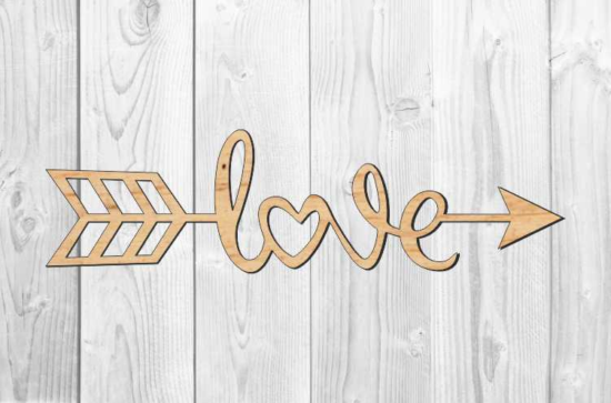 Laser Cut Love Topper Template Free Vector