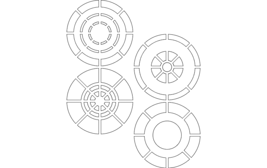 Векторные рисунки для чпу в формате dxf