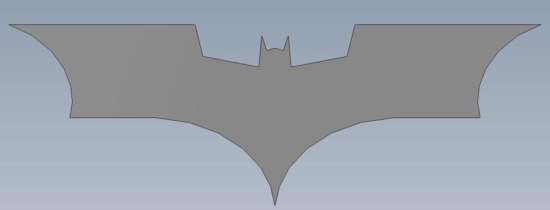 Batarang (The Dark Knight) dxf File