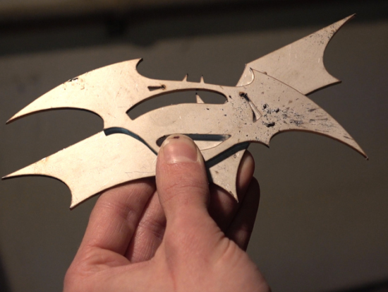 Batarang and Logo Batman vs Superman dxf File