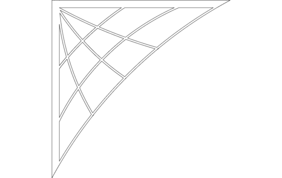 Spiderweb Bracket dxf File