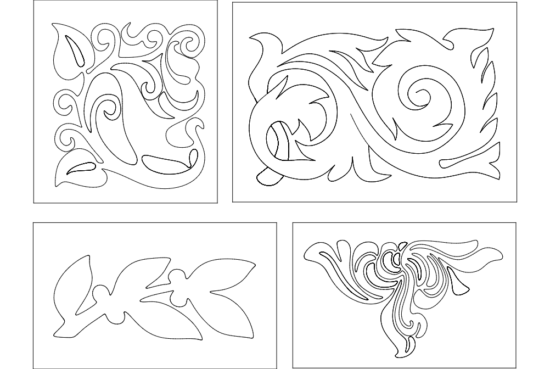 Flower Design dxf File