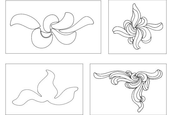 Flower Design dxf File