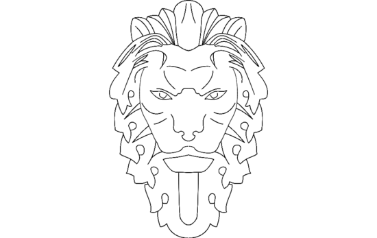 Lion dxf File