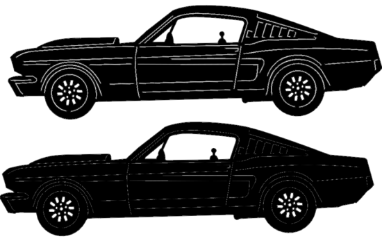 Classic Car 16 dxf File