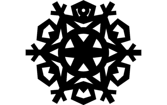 Design Snowflake 8 dxf File