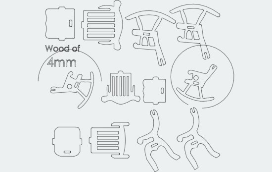 3d Chair dxf File