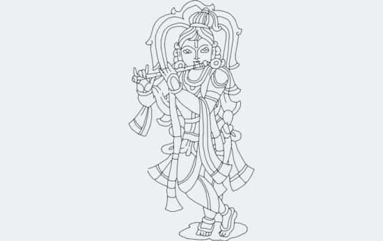 Krishna dxf File