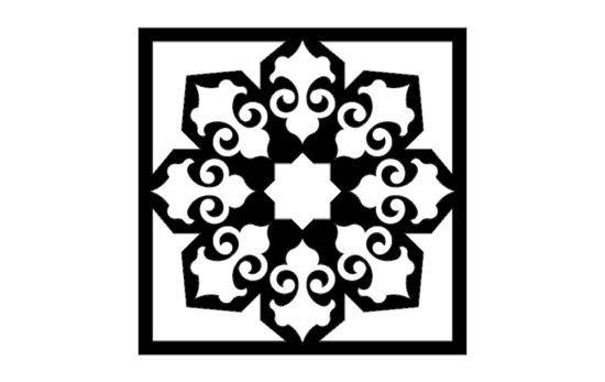 Islamic Pattern- 5 dxf File