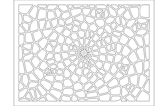 Voronoi pattern 2 dxf File