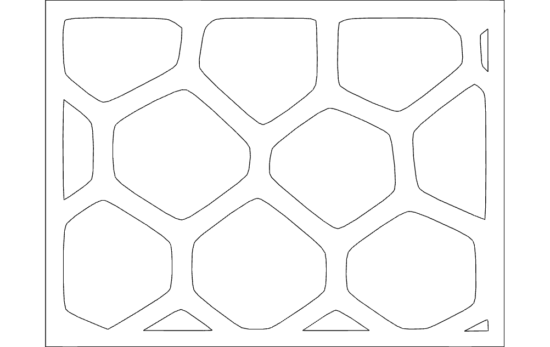 Voronoi pattern dxf File