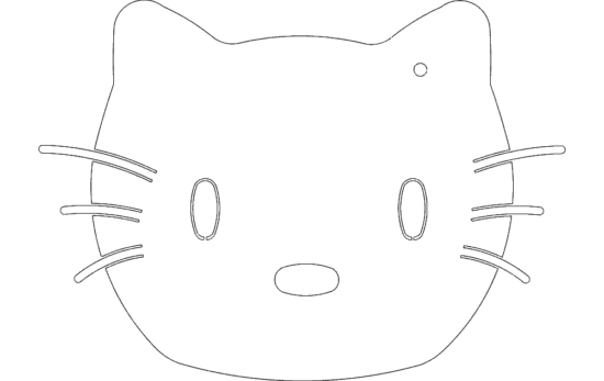 hello kitty dxf File