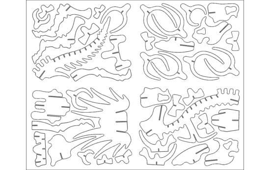 TRITOPS Animal DXF File