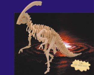 Parasaurolophus DXF file 3D Puzzle